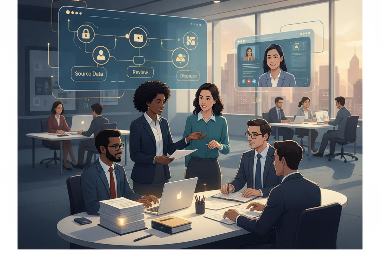 Payroll Operations: Access Recertification Review editorial illustration