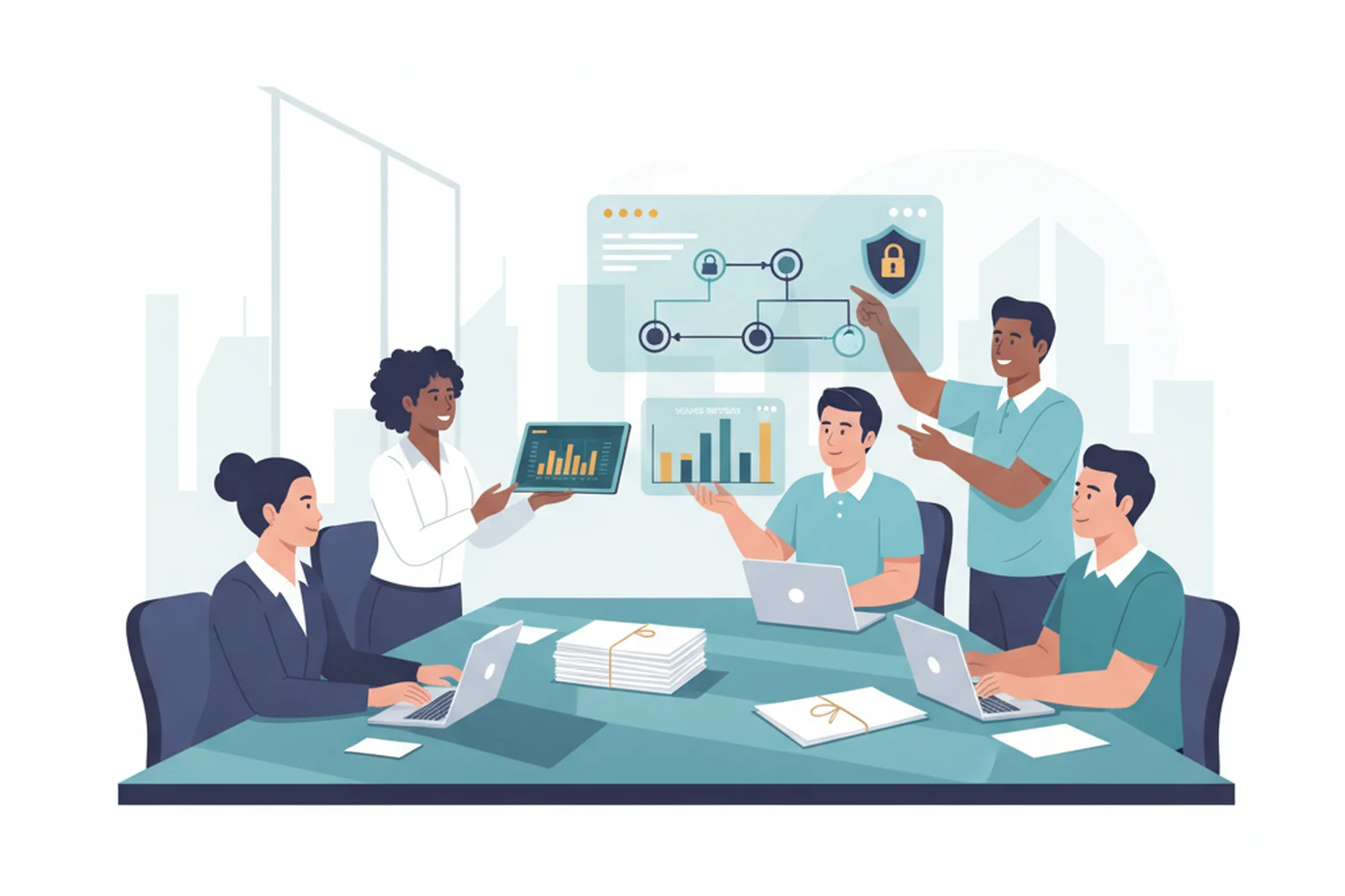 Payroll Operations: Escalation Path Design editorial illustration