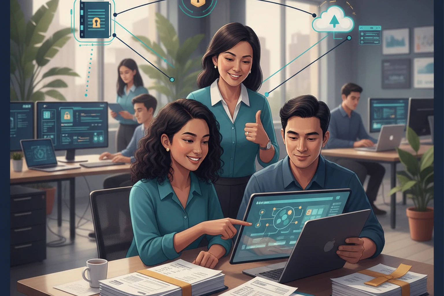 Payroll Operations: Intake Source Register editorial illustration